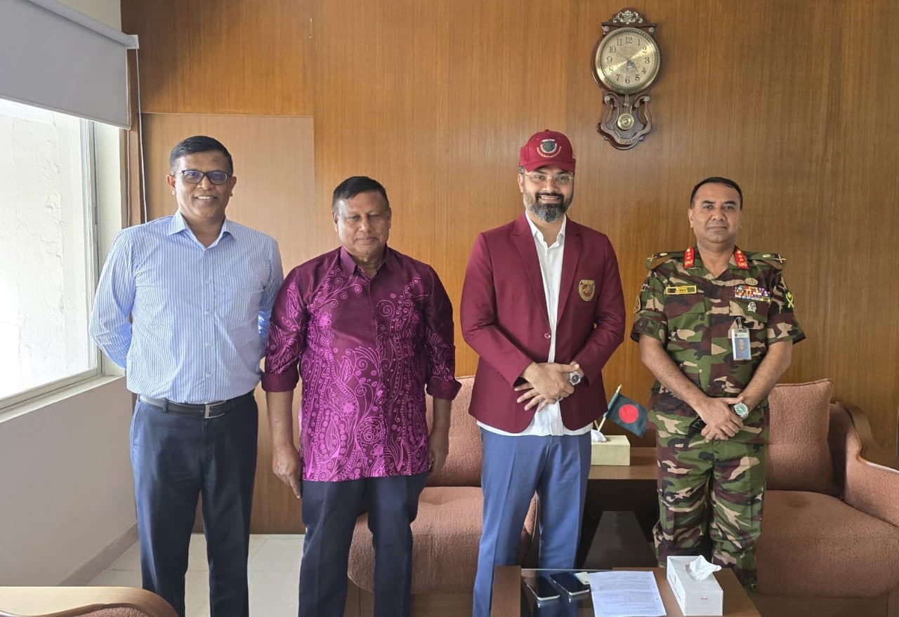 Meeting with Hon'ble State Minister for Youth and Sports  Mr Md Aminul Haque