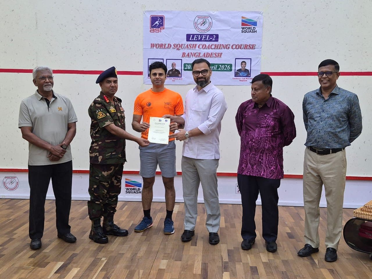 World Squash Coaching Course Bangladesh